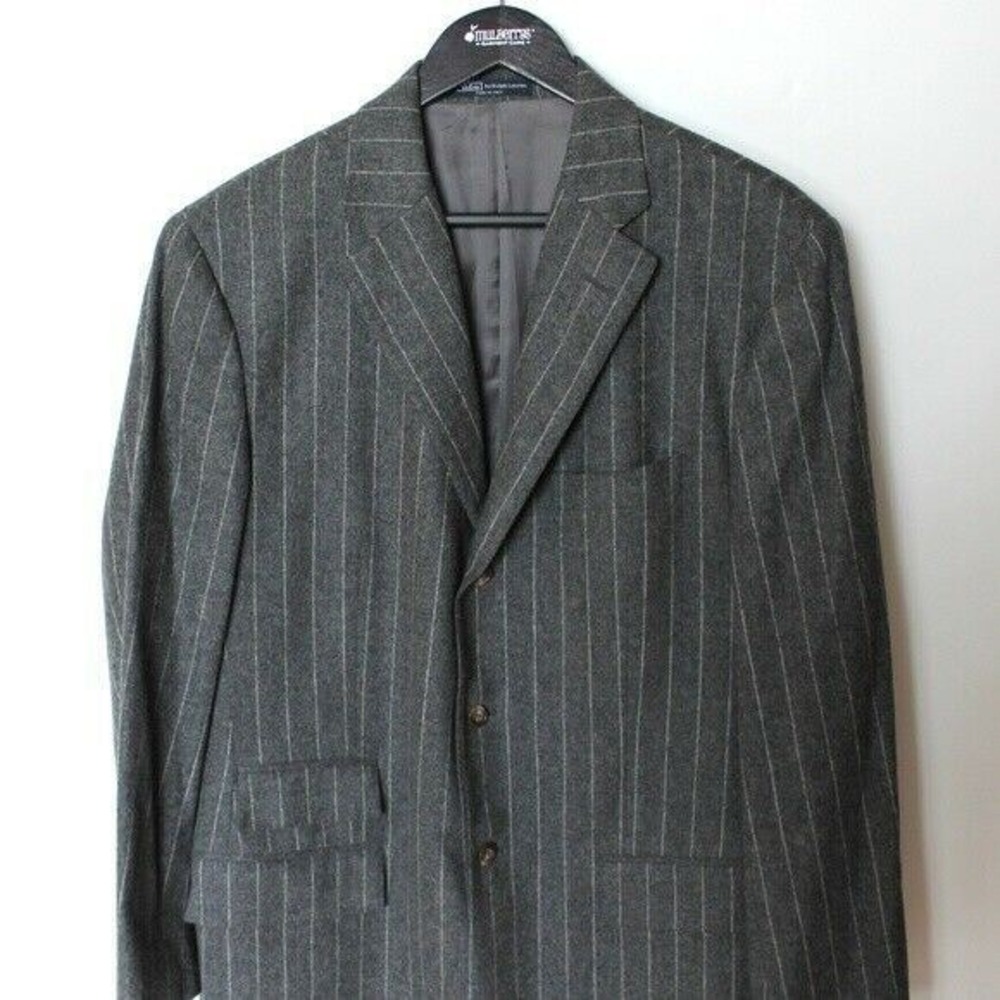 Ralph Lauren Polo Blazer Jacket 42 L Wool Cashmere - Picture 2 of 8